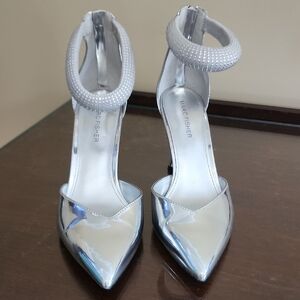 Marc Fisher Silver Women's Heels